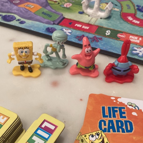 The Game of Life Spongebob Squarepants Editions Milton Bradley - Picture 5 of 10